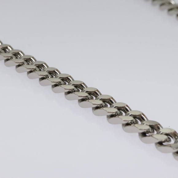 BURBERRY Roller Chain Shoulder Bag Patent leather White Silver Auth bs18894 - Picture 8 of 16